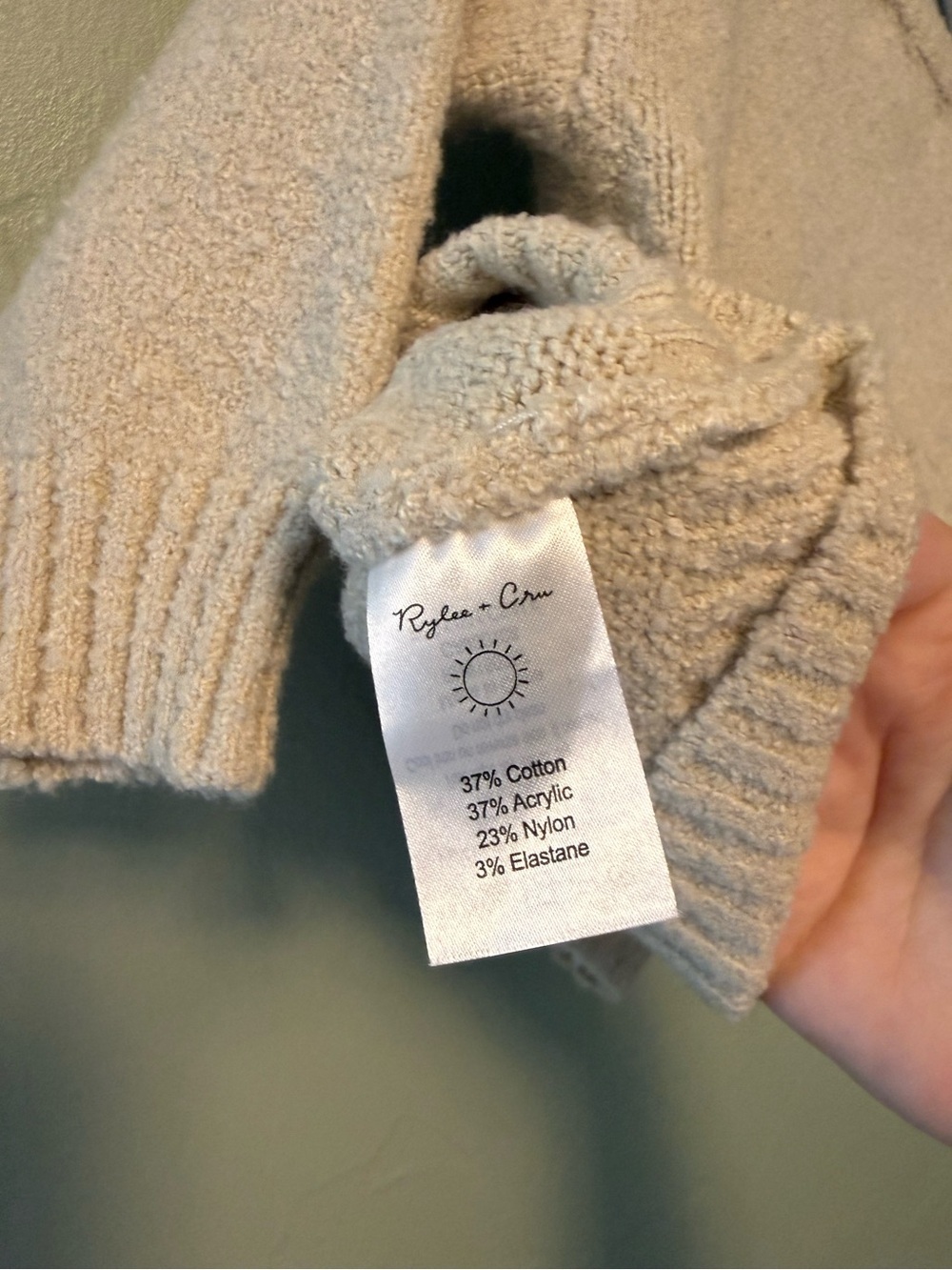 Rylee and cru horseshoe knit sweater baby size 6-12 months unisex nwt - Picture 4 of 4